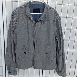 🔥Banana Republic Men's Gingham Jacket in Black and White